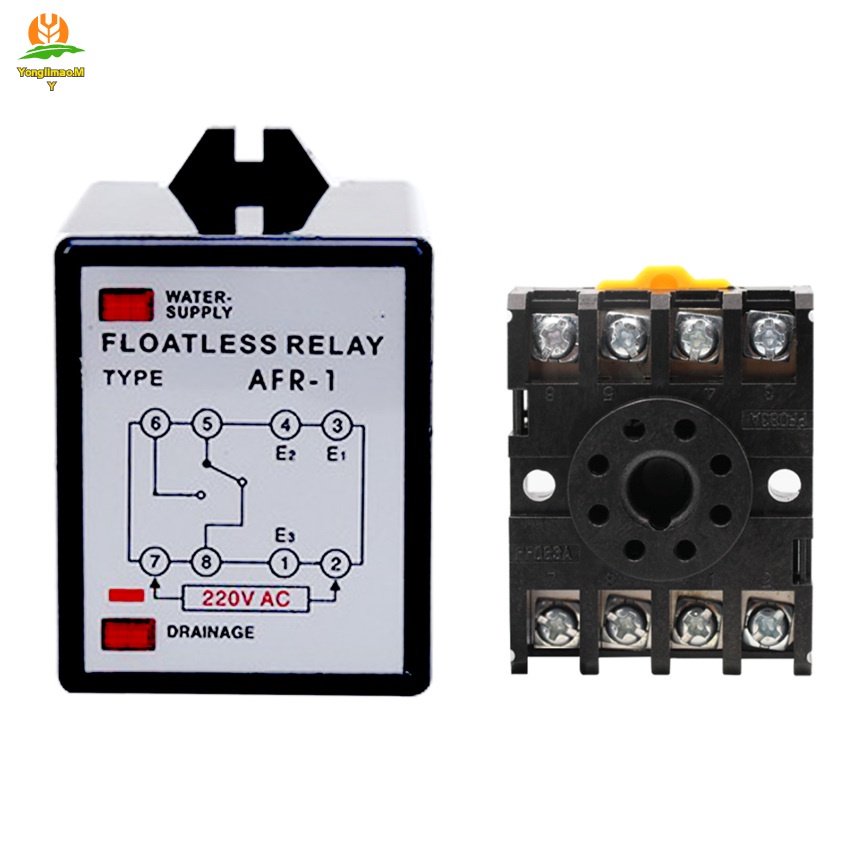 AC 220V Relays Floatless Level Switch Sensor Liquid Level Control Relay