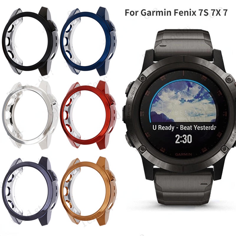 Protector Case For Garmin Fenix 5 5X 7 7S 7X Cover Smart Watch TPU Soft ...