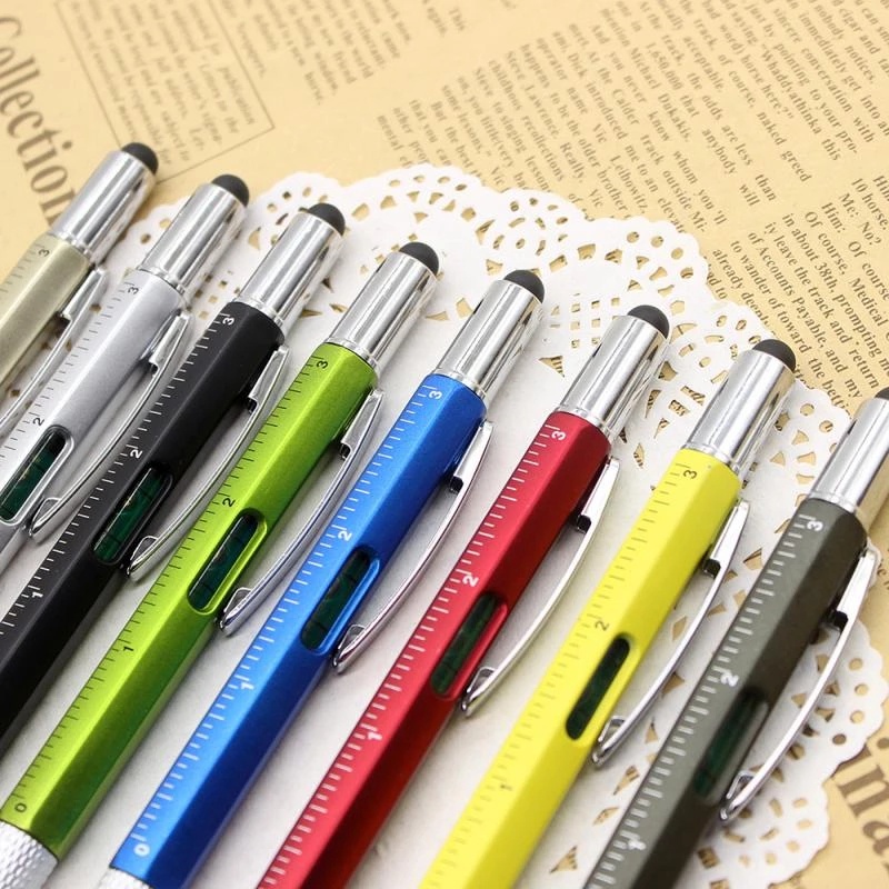 6 IN 1 FULL METAL MULTI-FUCTION PEN PELBAGAI GUNA UNIVERSAL CAPACITIVE ...