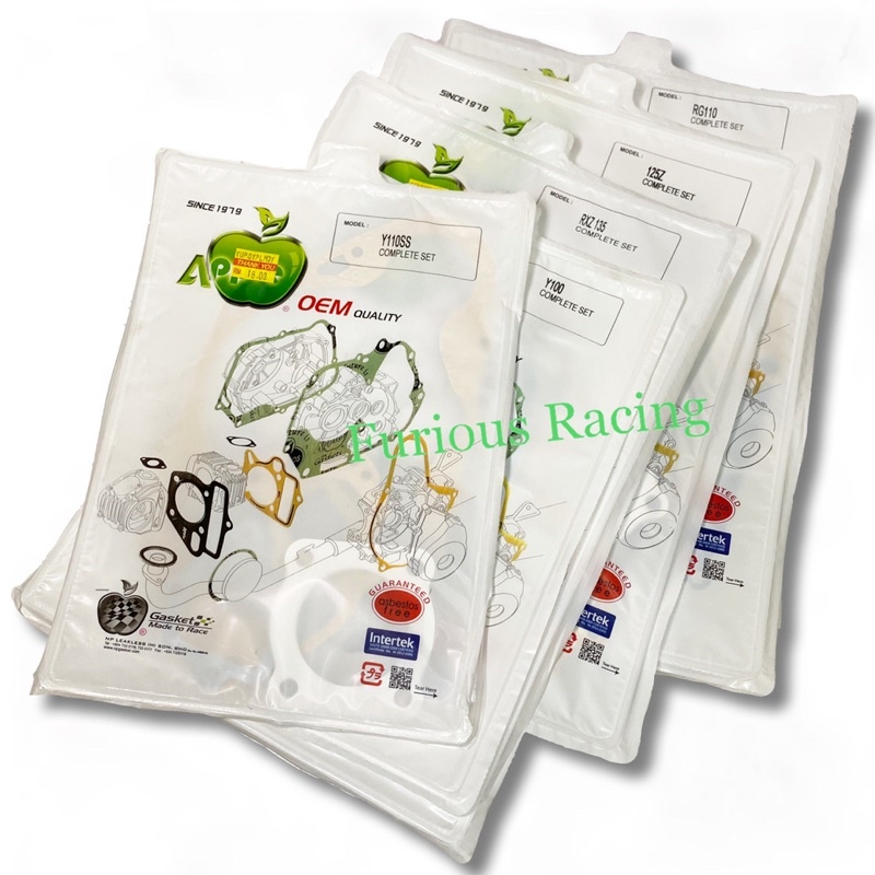 Gasket Overhaul Set Complete Set Y125z/Rxz/Y110/Y100/Rg110 | Shopee ...