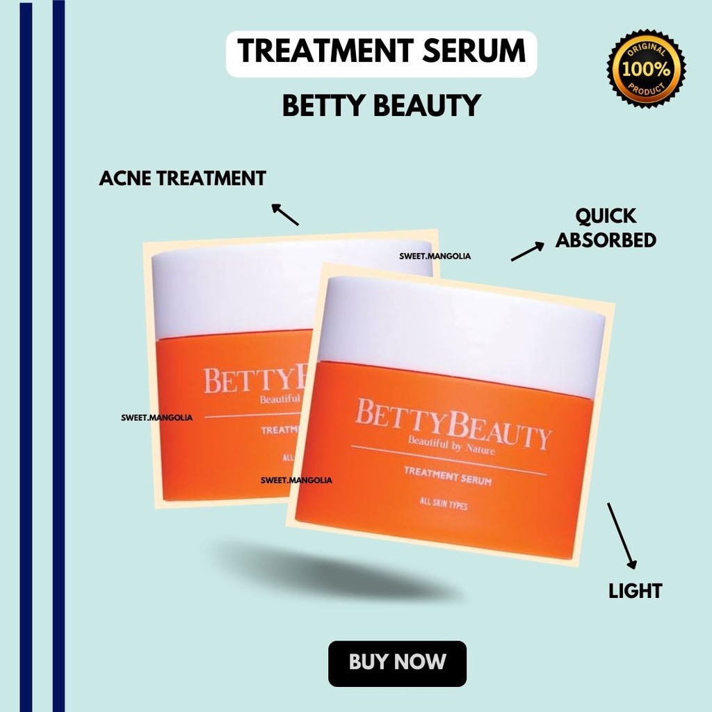 Original Betty Beauty Treatment Serum Muka Makeup Face Treatment Serum