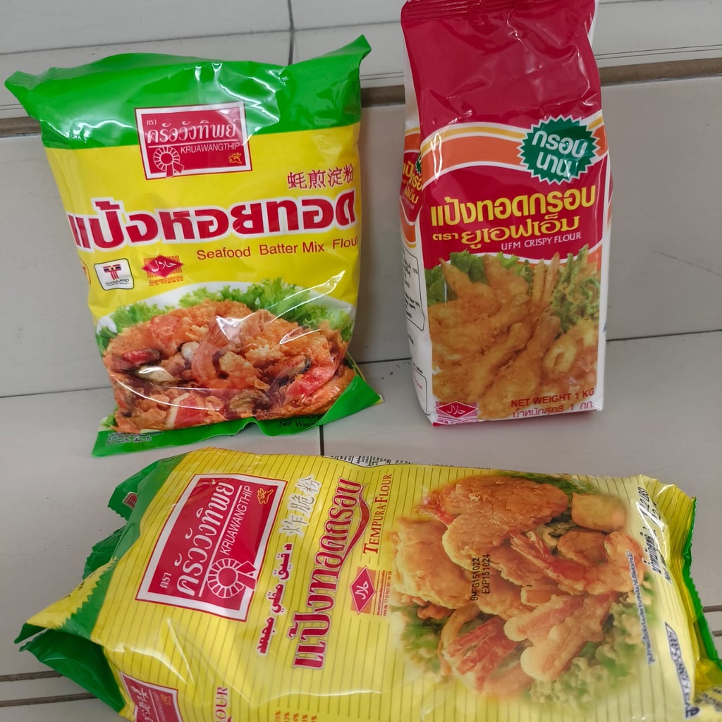 Kruawangthip Seafood Batter Mix Flour Kruawangthip Tempura Flour 1KG