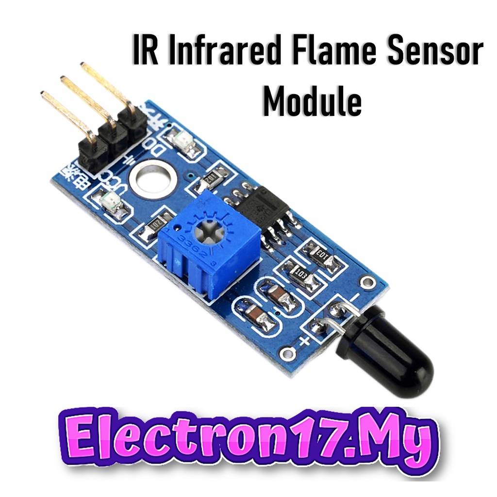 Infrared IR Flame Sensor Module IR Fire Detection Sensor mdl 3pin ...