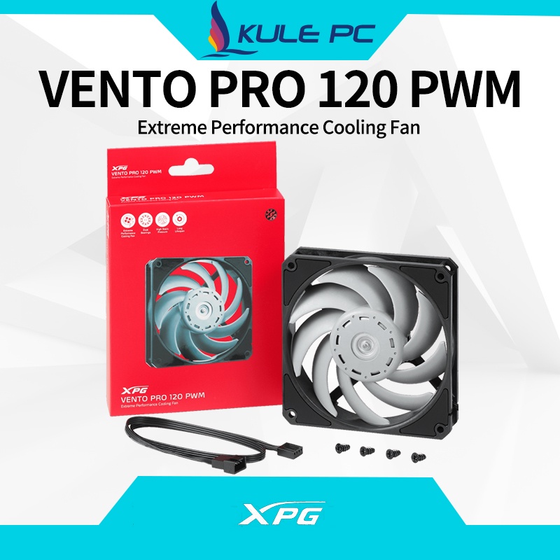XPG VENTOPRO 120 PWM Temperature Control Desktop Radiator Cold Exhaust