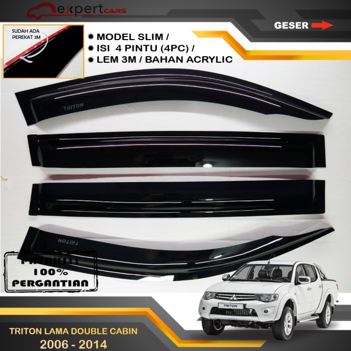 Old Triton Gutters 2006 2007 2008 2009 2010 2011 2012 2013 2014 3M/car