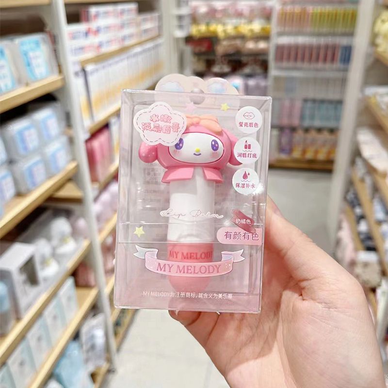 MINISO Sanrio Moisturizing Light Color Lip Balm Kuromi Melody Gloss ...