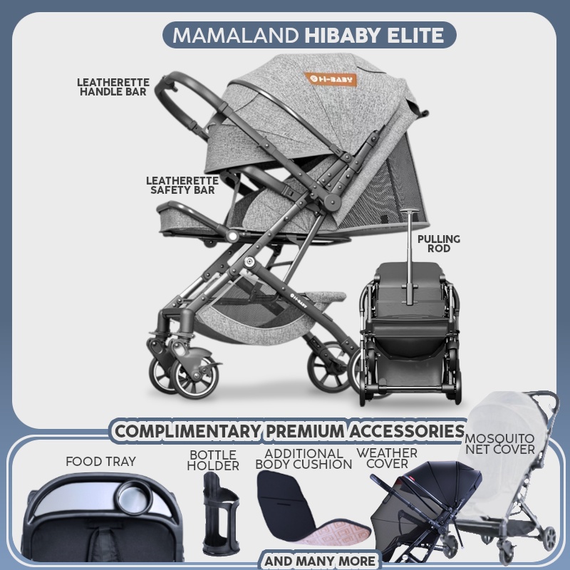 Mamaland Hibaby Elite Two Way Facing Parent Facing Travel Compact