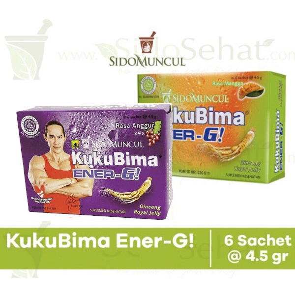 Kukubima EnerG Drink / Energy Drink / 6 Sachet / Box Shopee Malaysia