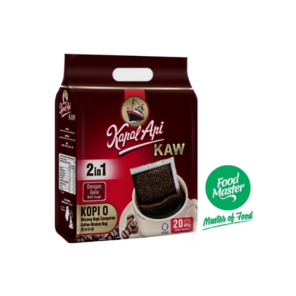Kapal Api Kopi O Uncang 2 in 1 @ 14g 14sachets ( Free Premium Packing ...