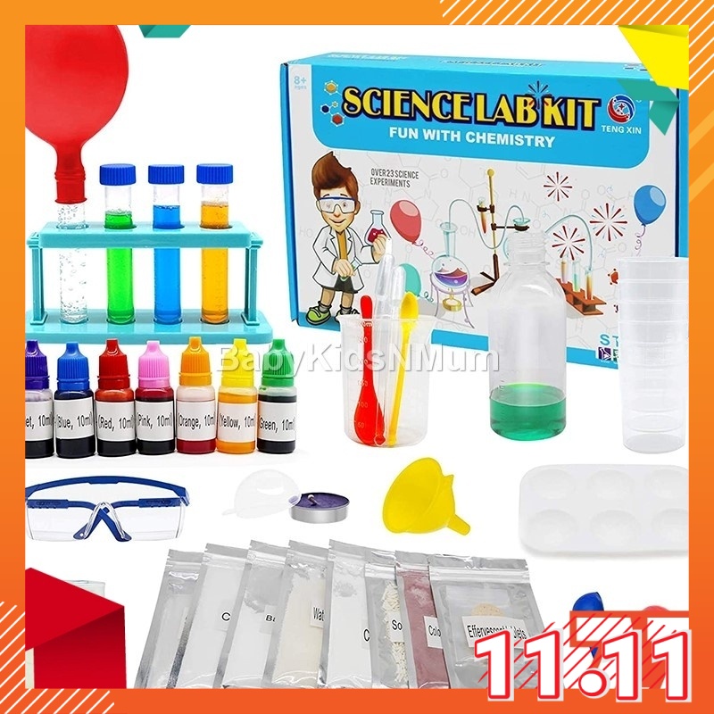 Science Lab Kit Experiments Chemistry kits for kids over 8+ DIY STEAM ...