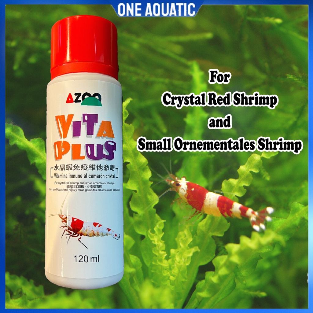 Azoo Vita Plus 120ml-For Crystal Red Shrimp and Small Ornementales ...