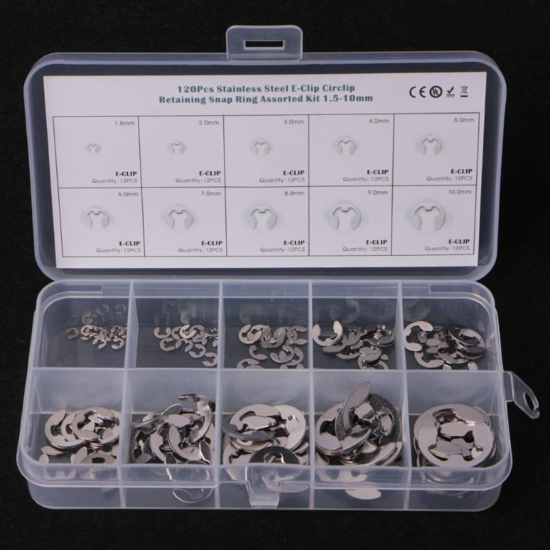 Set of 120 E-Axis Fasteners, 3-Prong Fasteners, Fan Cores of Many Sizes ...