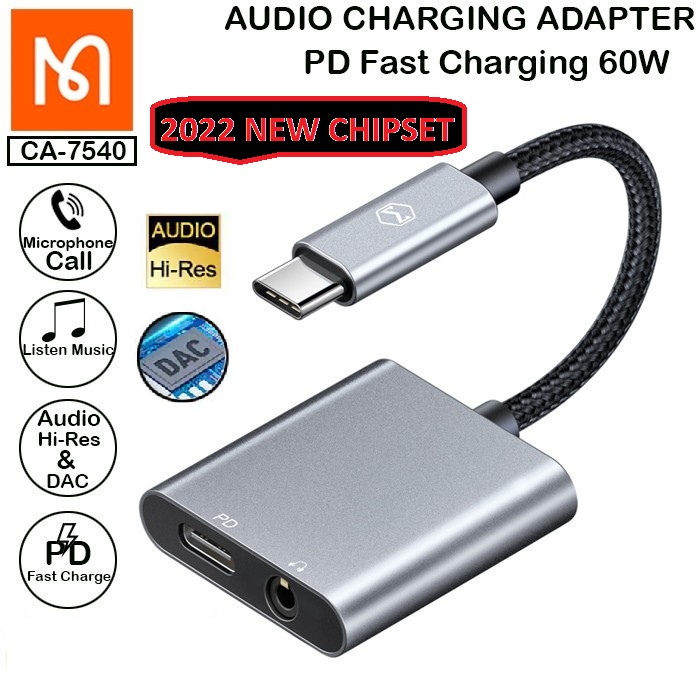 Mcdodo Ca Type C To Mm Type C Audio Adapter Dac Pd W Fast