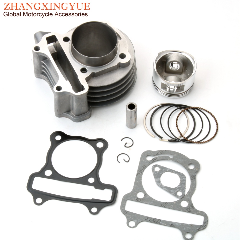 Scooter 52mm Big Bore Racing Cylinder Kit For Baotian BT49QT 50 GY6 ...