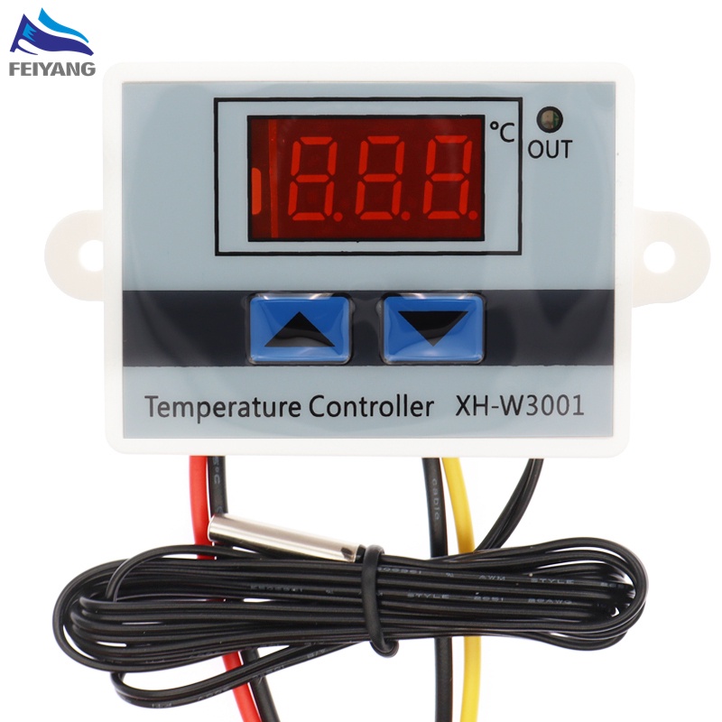 10A 12V 24V 220VAC Digital LED Temperature Controller XHW3001 For