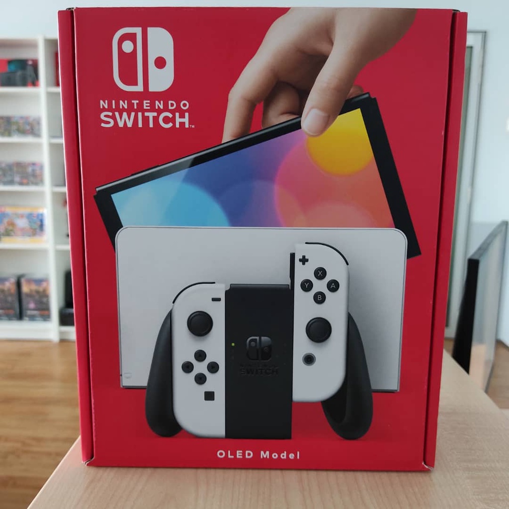 [Ready Sotck] Nintendo Switch OLED Console (White)(Maxsoft) Shopee