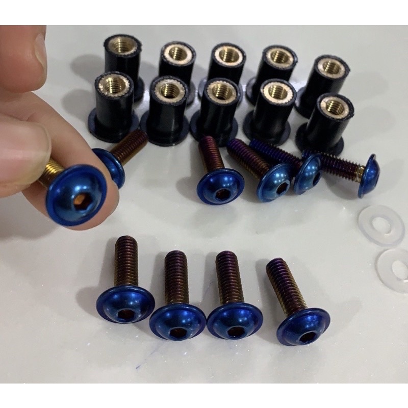 VISOR SCREW WINDSHIELD SCREW 4.5mm X 15mm WINDSCREEN SCREW Shopee