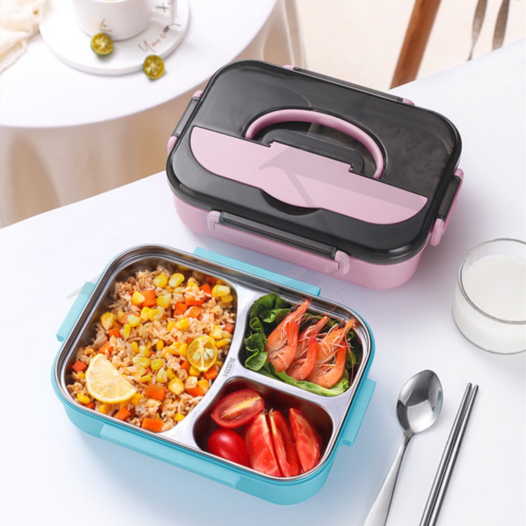 Large capacity 1200ml 304 Stainless Steel Lunch Box Keep Warm Food