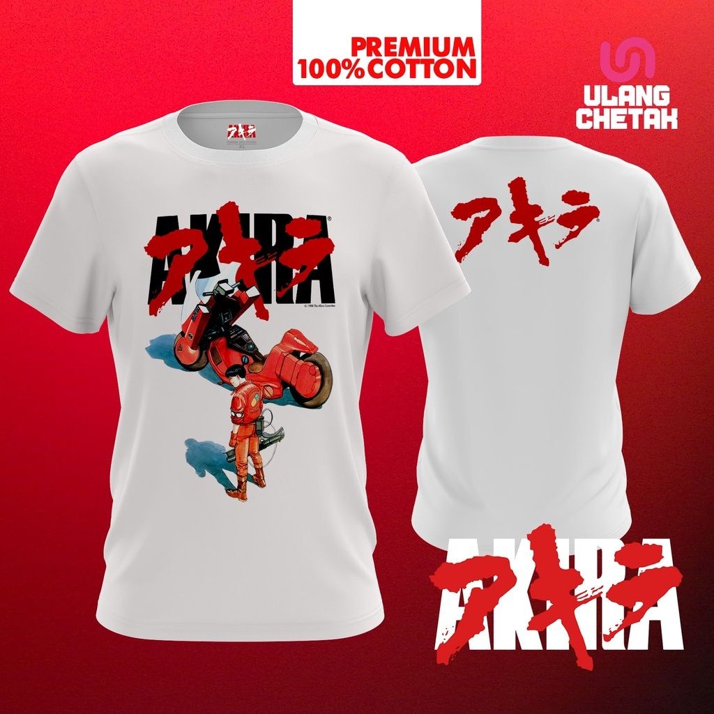 T-shirt Vintage AKIRA 1988 Fashion Victim - Taille M, Couleur Blanc, édition Rare