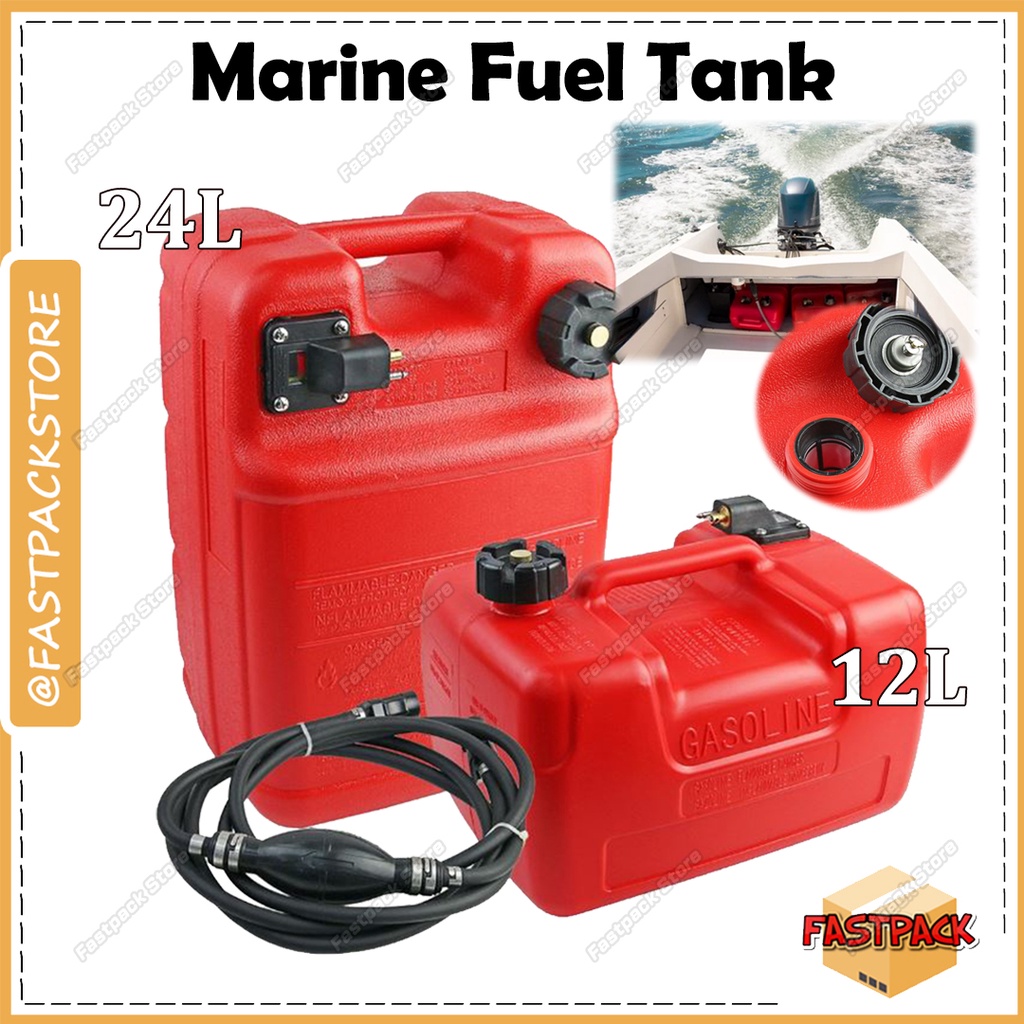 12L 24L Marine Fuel Tank Boat Tank Diesel Tank DIY Oil Tank Filter Tong