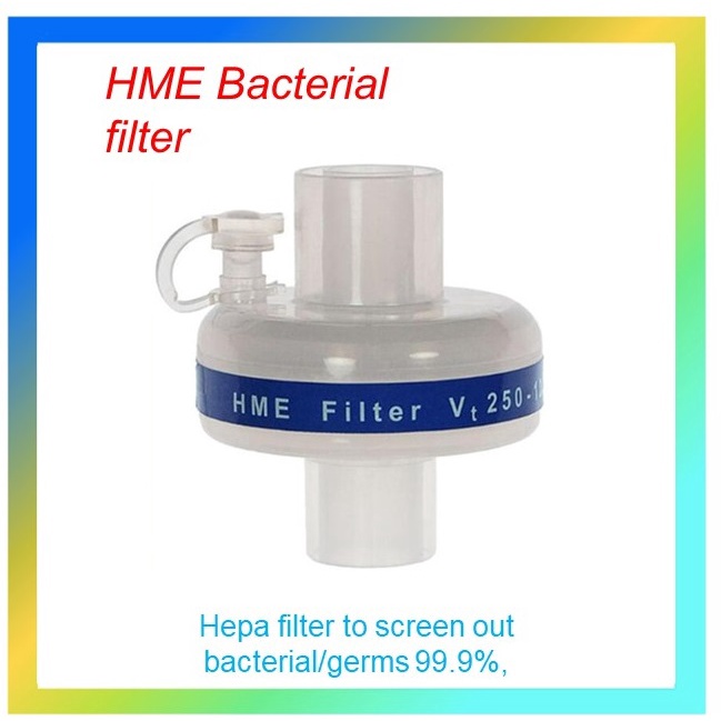 HME Bacterial Viral CPAP BiPAP filter for Fresh Air Replacement to