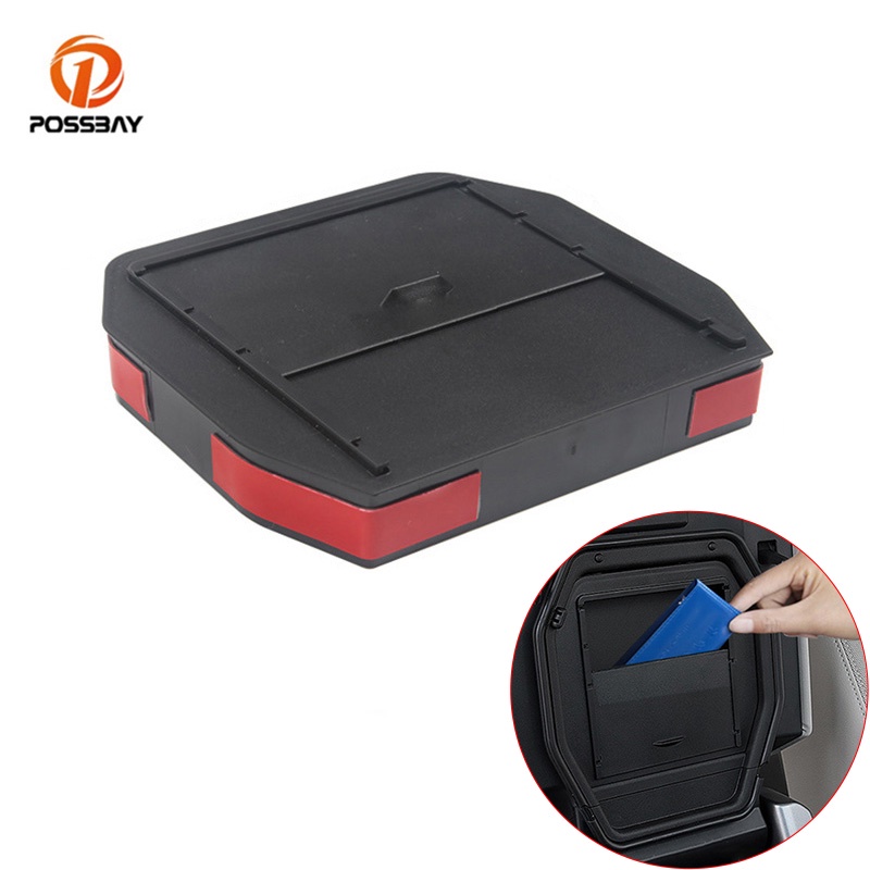 YIWANG Para Land Rover Defender 90 110 2020-2022 Estilo De Coche ABS Negro Caja De Almacenamiento Central Caja De Telefono Accesorios De Coche