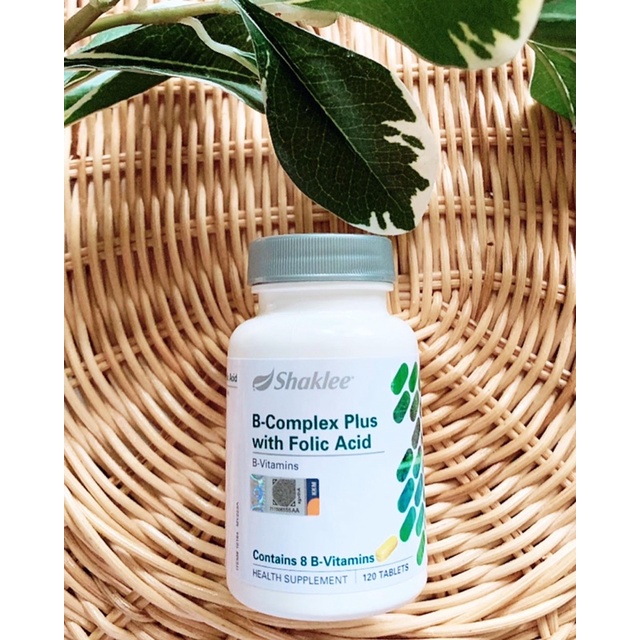 ORIGINAL B-COMPLEX PLUS With FOLIC ACID SHAKLEE (120 Tablets) | Shopee ...