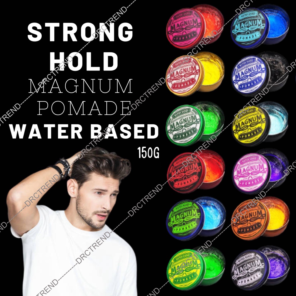 Pomade Rambut Lelaki Pomade Magnum Pomade Strong Hold Pomade Water Based Pengeras Rambut Pomet 1890