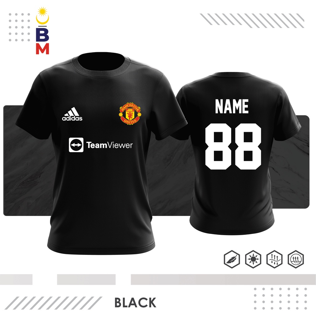 Baju Malaysia Manchester United Football Jersey Baju Bola Sepak CUSTOM ...