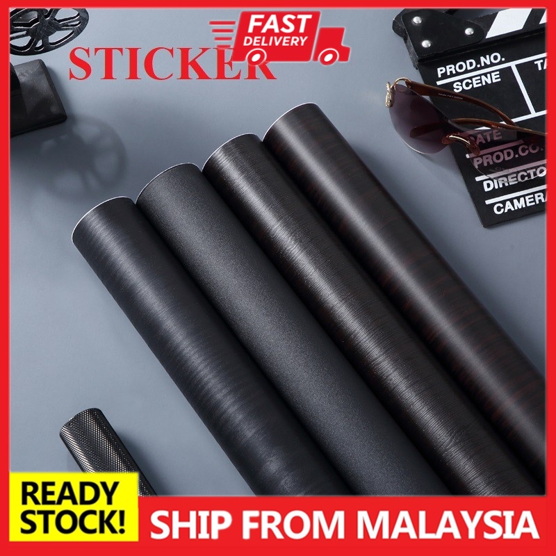 [Popular Item] 60cm l 80cm Black Waterproof PVC Wallpaper Sticker ...