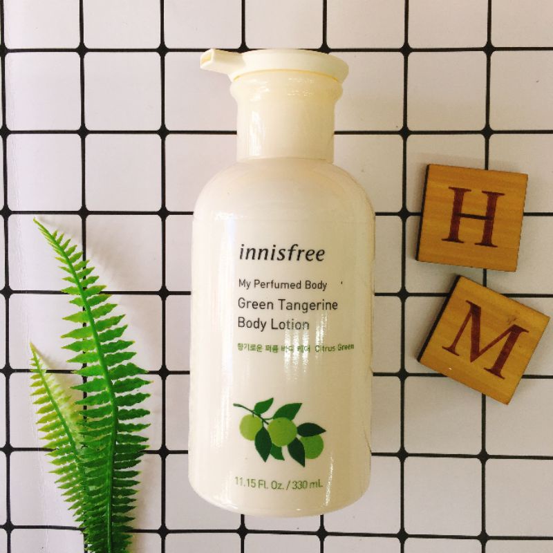 Innisfree My Perfumed Body Green Tangerine Body Lotion 330ml Shopee