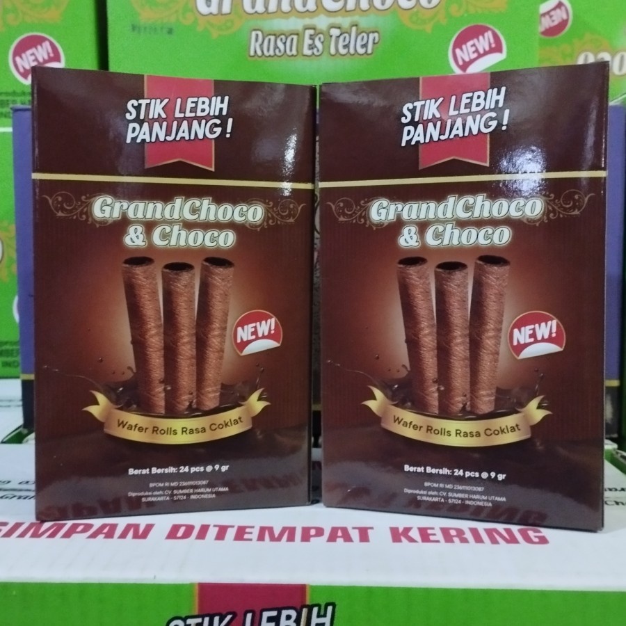 Grand Choco And Choco Wafer Rolls Box Shopee Malaysia