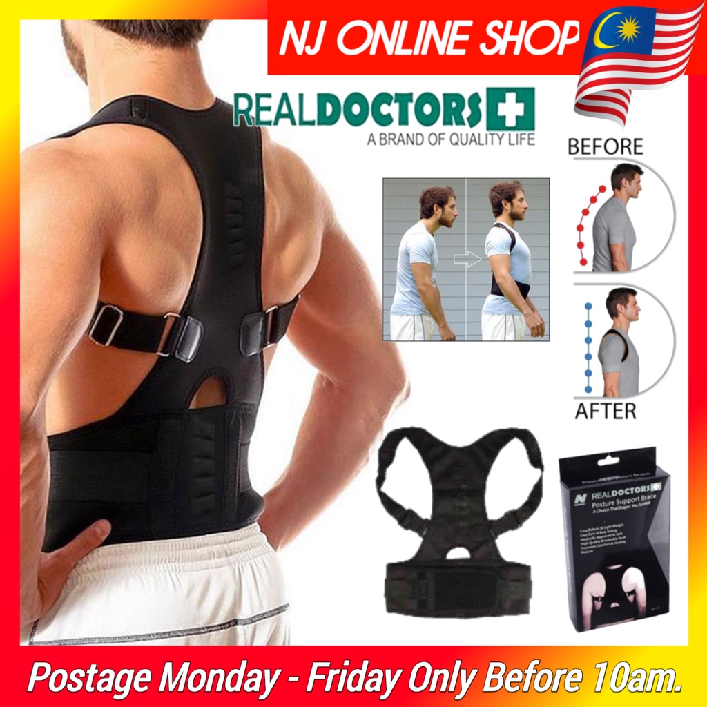 Real Doctors Posture Support Brace Corrector Belt/ Baju Support Tulang