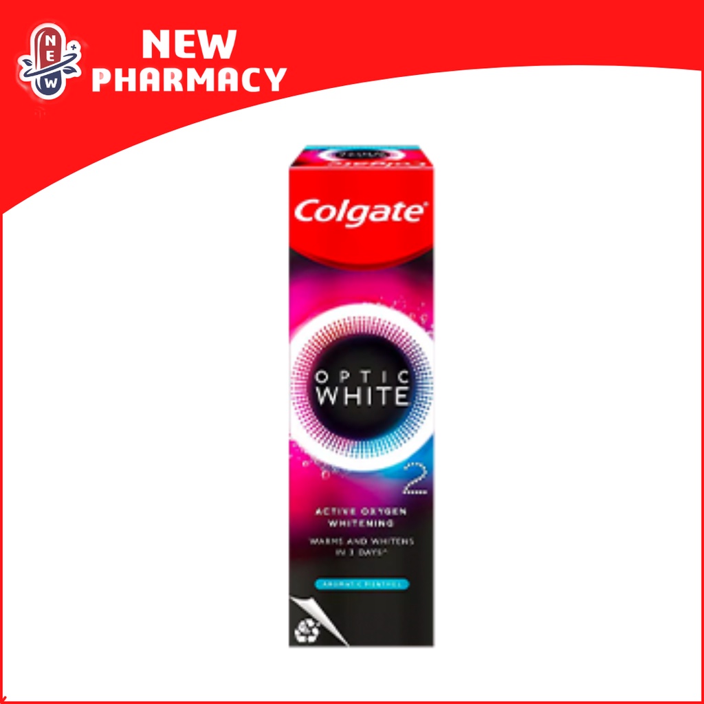 (Exp: 7/24) Colgate Optic White O2 Aromatic Menthol 85g | Shopee Malaysia