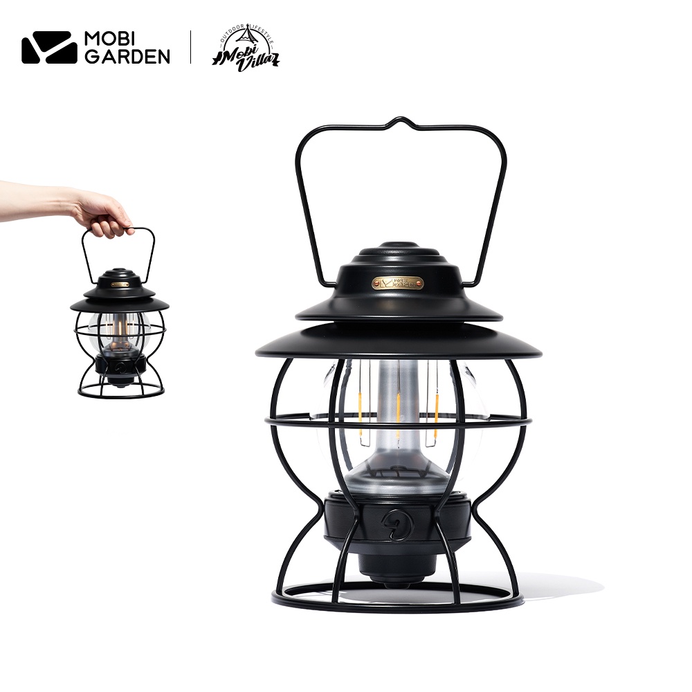 MOBI GARDEN Exquisite Camping Retro Camp Lamp Outdoor Camping LED