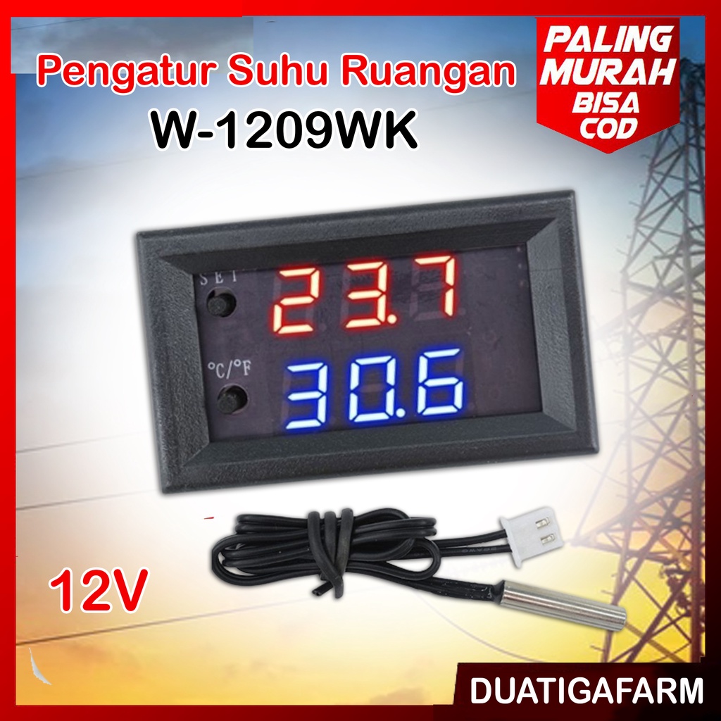 W1209wk. Digital Thermostat | Thermostat Digital Controller 12V Relay ...