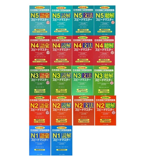 【PDF】JLPT Speed Master N1-N5‖日本語能力試験問題集 スピードマスター N1-N5 | Shopee Malaysia