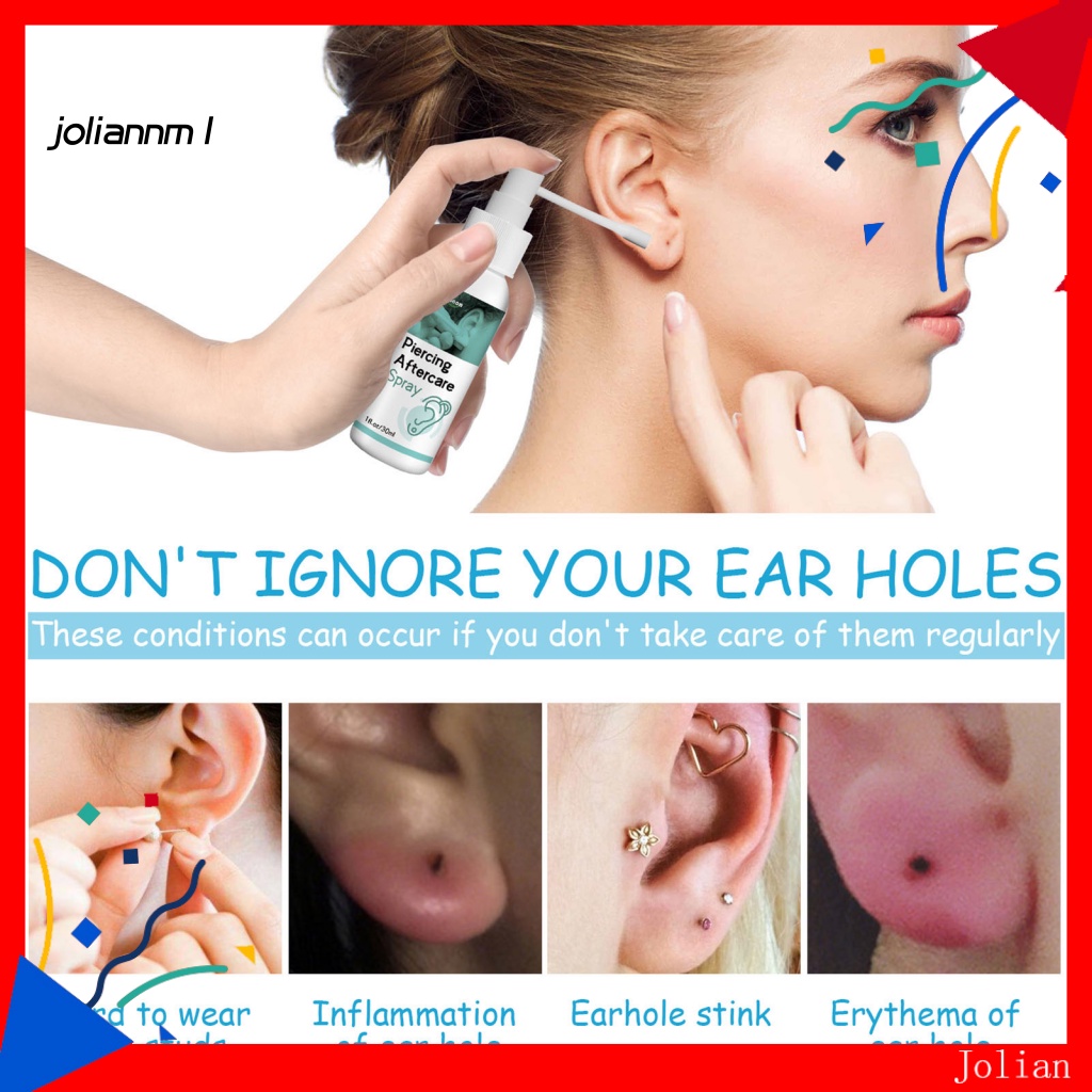[JM] Safe Earpiercing Cleaner for Woman Portable Piercing Aftercare