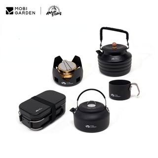1.6L Outdoor Aluminum Camping Teapot Boiling Kettle Coffee Pot Portable  Hiking Tableware for Nature Camping Hiking Tourism
