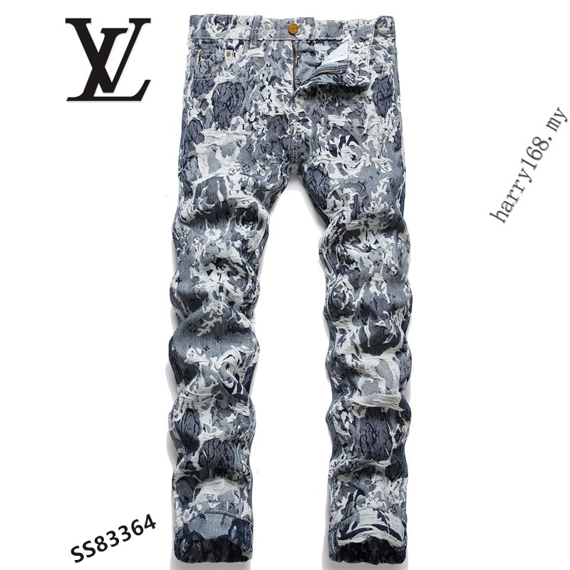 LV men's casual jeans pants trousers Size2838 M2201 Shopee Malaysia