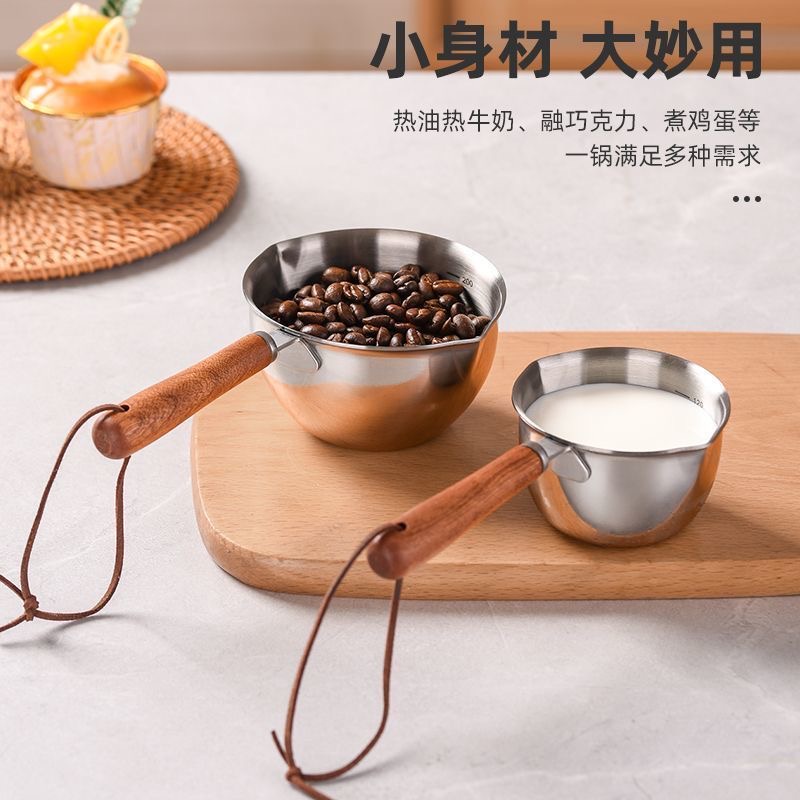 304 Stainless Steel Pan Oil Sprayer Small stainless steel saucepan for