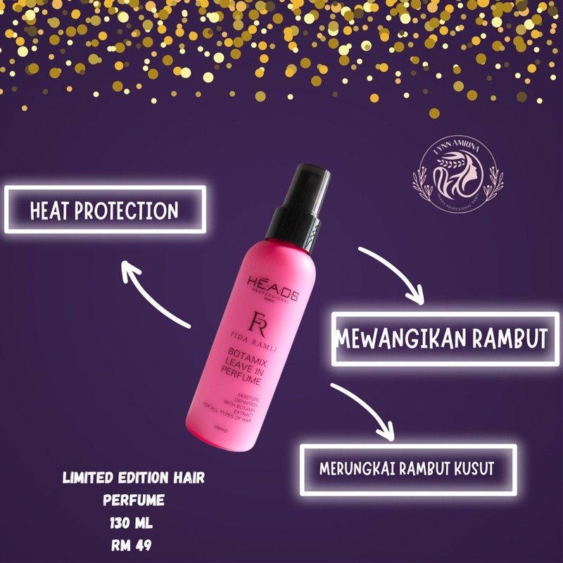 LIMITED EDITION FIDA RAMLI HAIR PERFUME | Shopee Malaysia