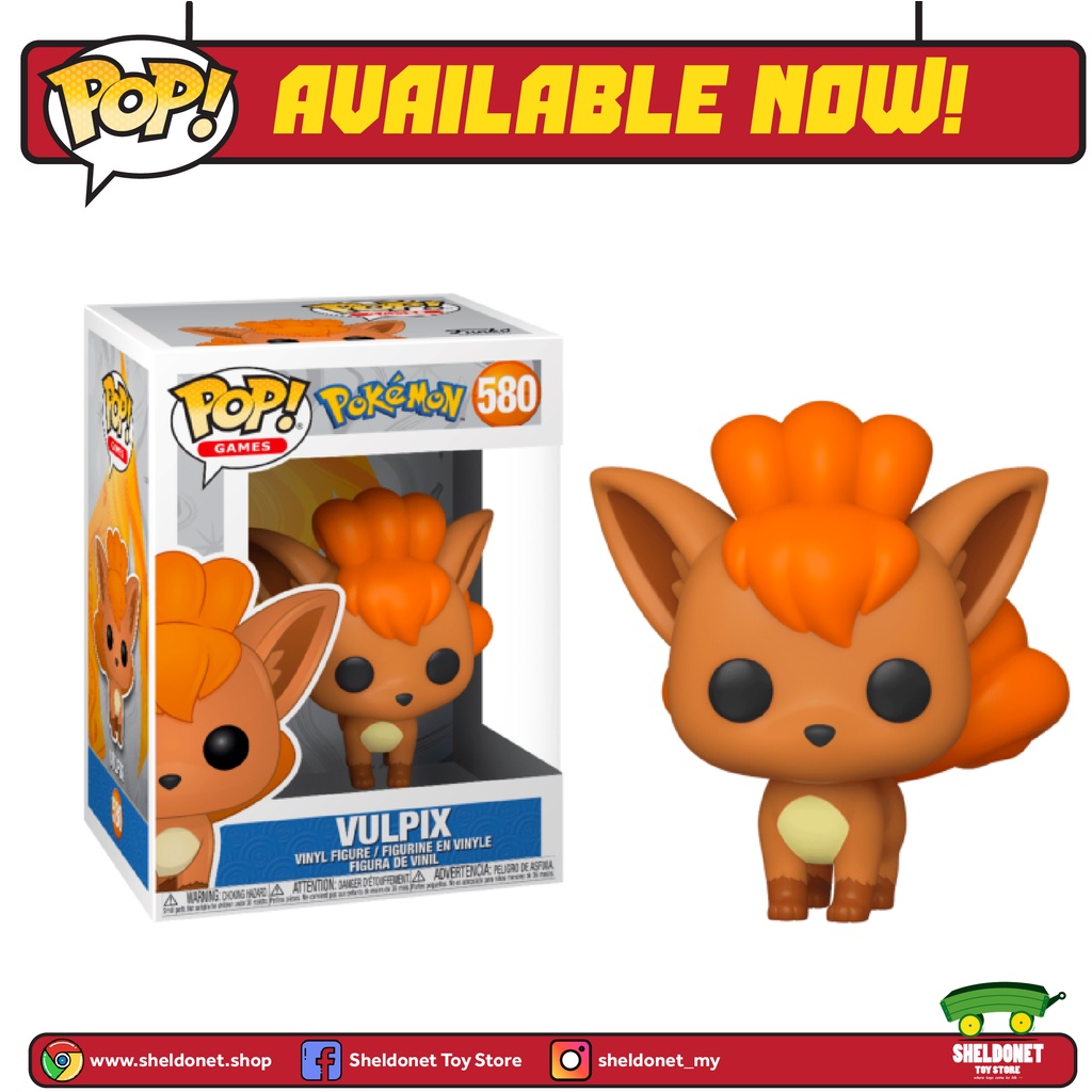 Funko Pop! Games: Pokémon - Vulpix Figur, Ca. 8,9 Cm - Sammlerstück