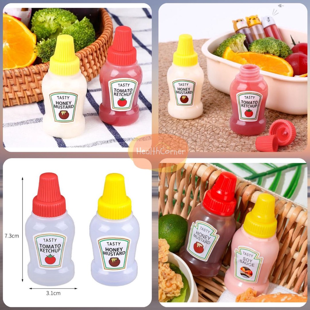 Children's Bento Mini Sauce Bottle Mini Soy Sauce Bottle KETCHUP Bottle Mayo Soy Sauce Box