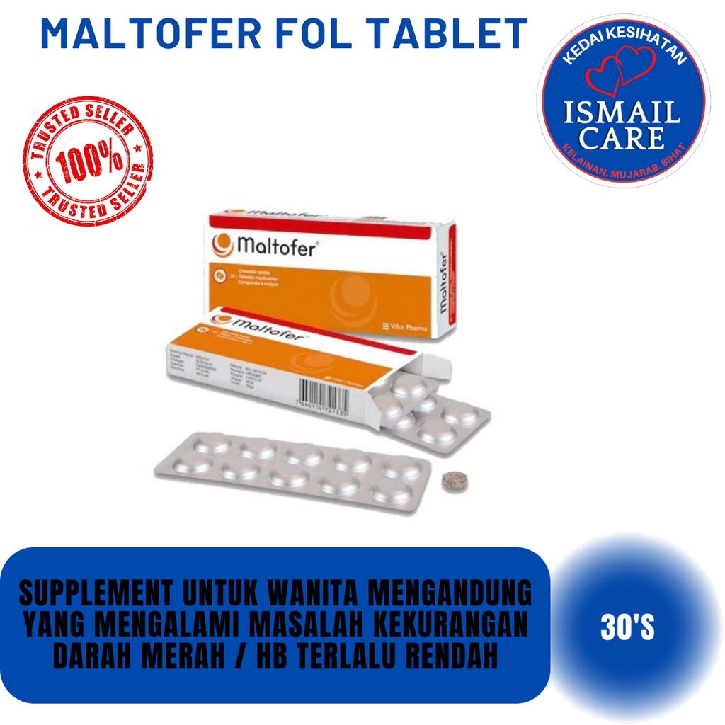 MALTOFER FOL TABLET (HB RENDAH) | Shopee Malaysia