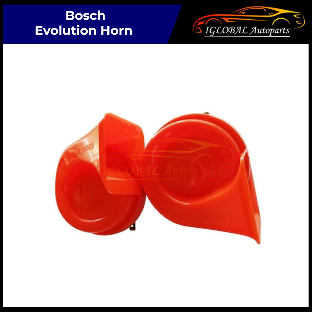 TRIMAS Original Robert Bosch Evolution BM Fanfare Horn Snail Twin Compact  Car 12V