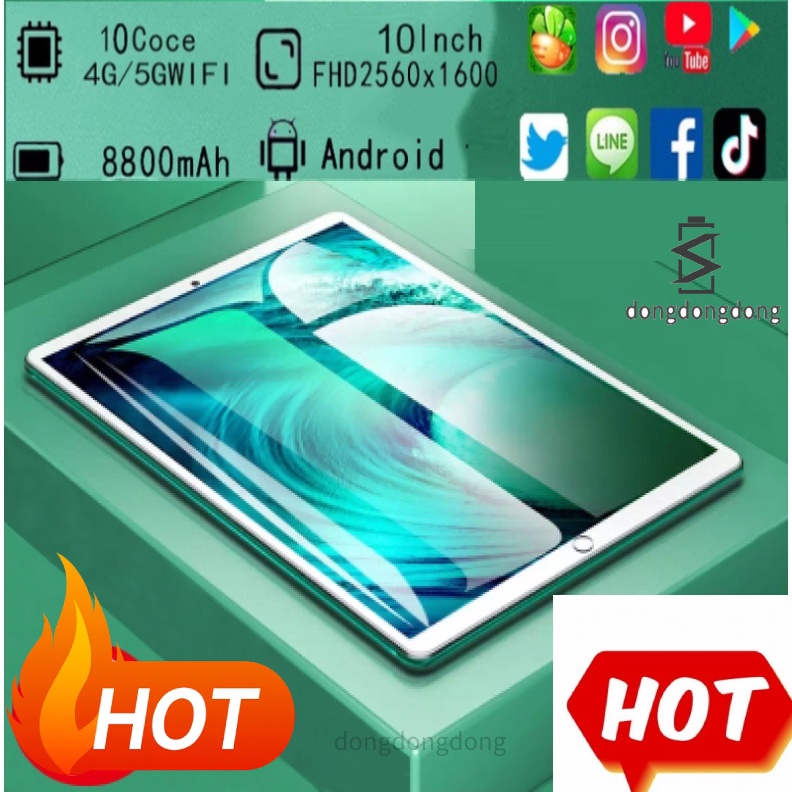 Tablet Tab 12GB + 512GB 10.0 Inch WiFi 4G/5G Double Card 8000mAh Online