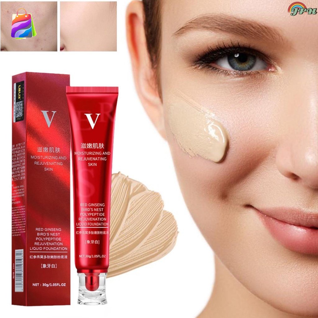Liquid Foundation Longlasting Waterproof And Makeupfree Red Ginseng
