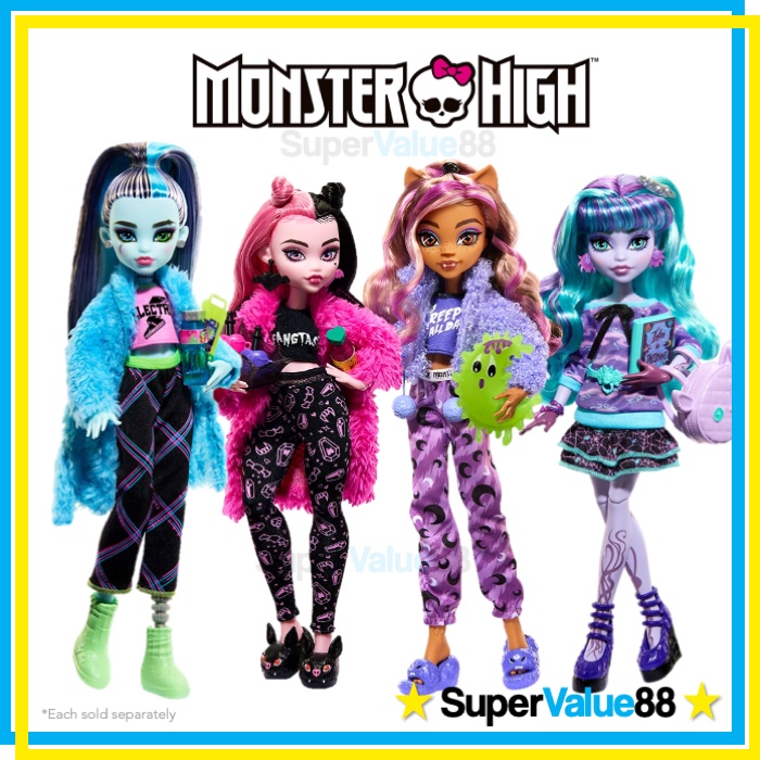 Official Monster High Creepover Party Dolls With Accessories - Twyla ...