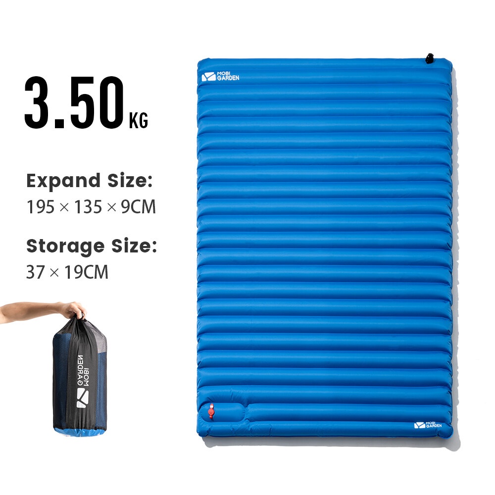 MOBI GARDEN Inflatable Air Mattress Air Bed Single and Double Portable